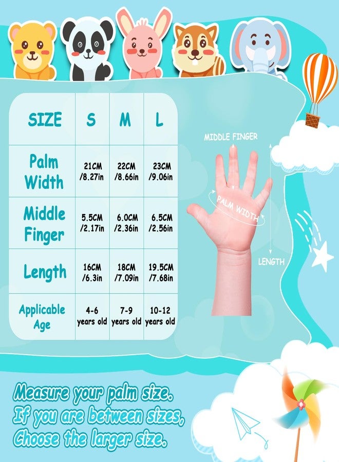 CYCLESPEED Winter Gloves for Boys Girls Kids Snow Gloves Toddler Gloves for Snowboarding,Kids Waterproof Glove for Outdoor Riding Winter Sports (Blue, Small) - Image 3